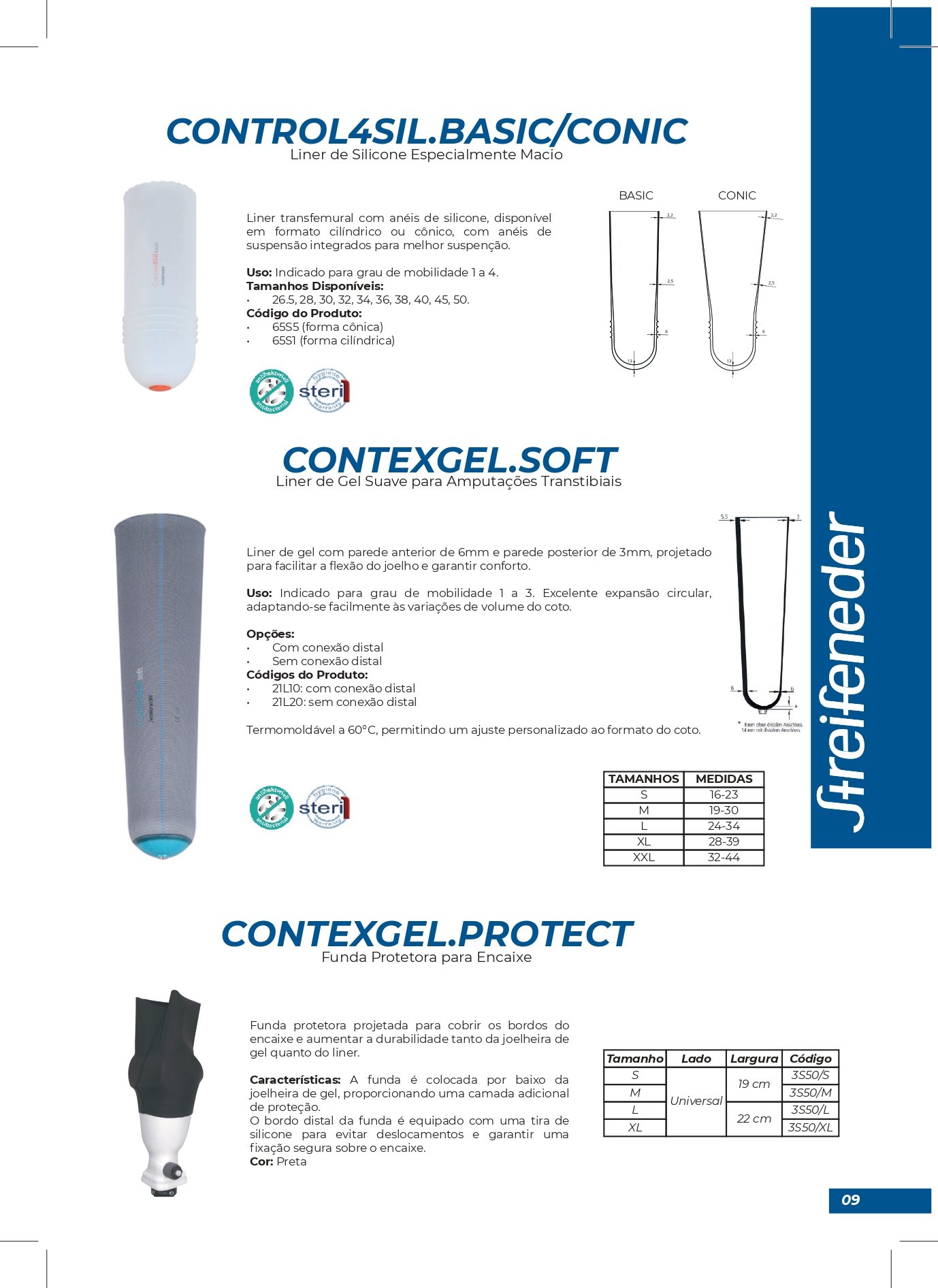 Dilepé - CATÁLOGO COMPONENTES10 A25 Out25-9_page-0001 Liner Transfemoral control4sil.conic 2 mm Sem Conexão Sem revestimento – Streifeneder